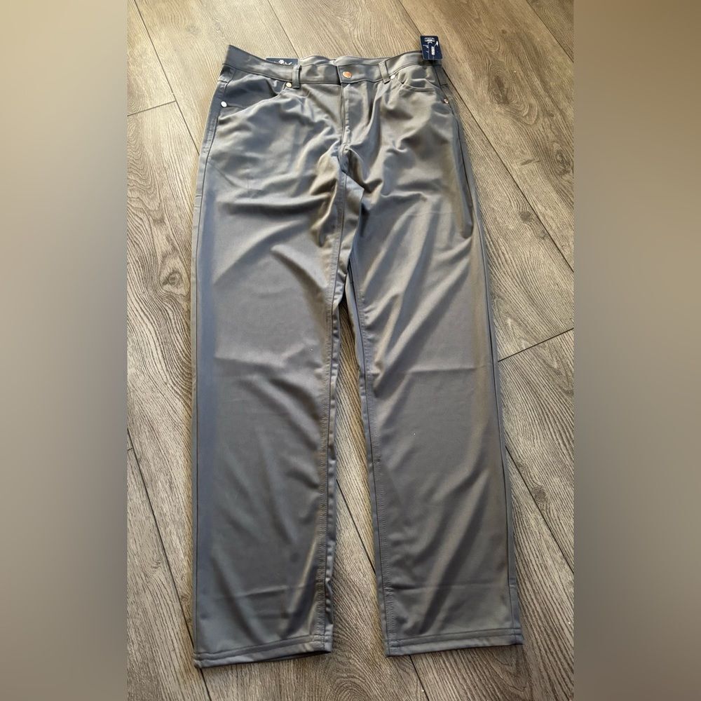 Izod performance pant stretch easy care adjustable waist band